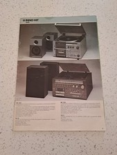 INNO-HIT AUDIO Catalogo Brochure Depliant VINTAGE Radio Stereo Orologi - RARO !