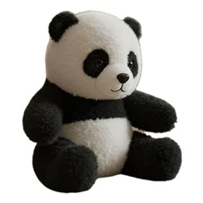 Panda Plush Toy Realistic Doll For Emotional Comfort Stress Hug Support Student 