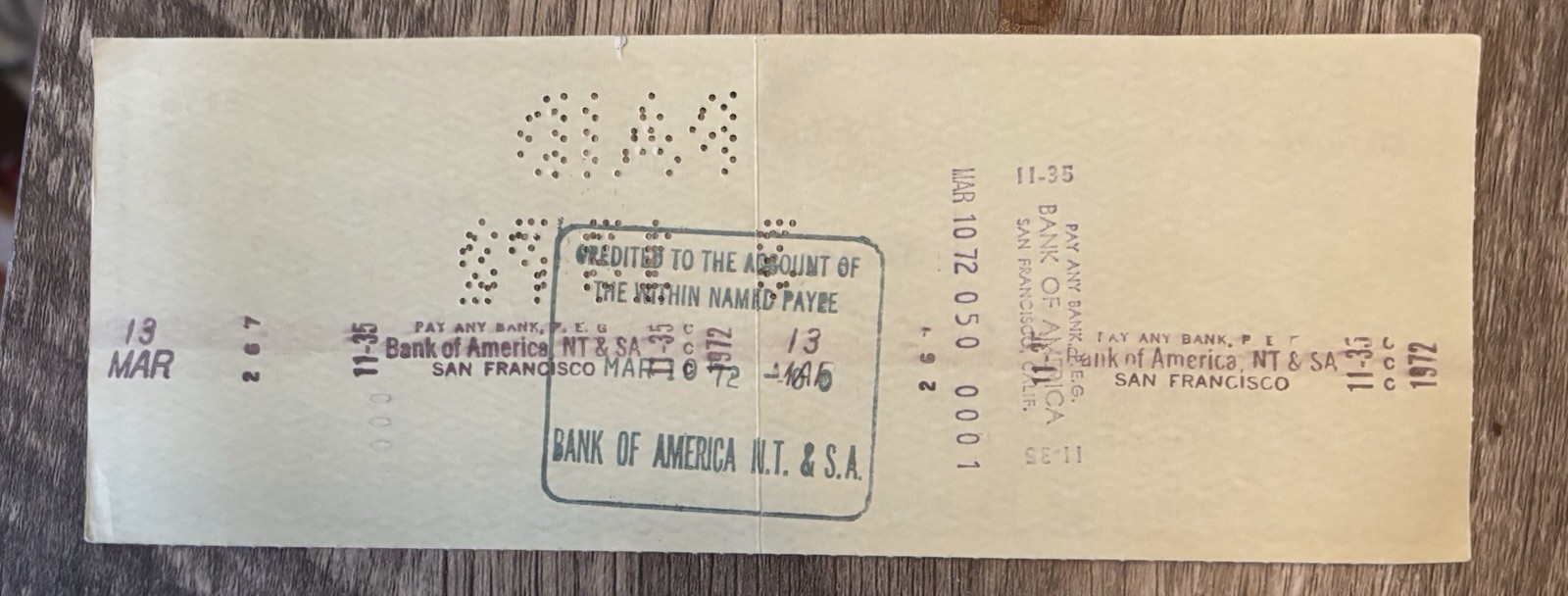 Rod Serling Twilight Zone Autograph Cancelled Check 1972