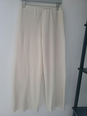 Sommerhose Stoffhose Wide Leg Elegant Gr S