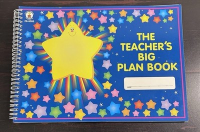 VTG Y2K Carson Dellosa The Teachers Big Plan Book Lesson Plan Nostalgic NOS Rare