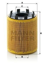 MANN-FILTER HU713/1x Ölfilter für ABARTH ALFA ROMEO  passend für FIAT FORD