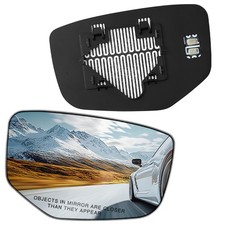Heated Passenger Right Convex Mirror Glass For 2008-2012 Honda Accord Ex-l Coupe