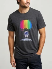 Astro Cute Unisex T-Shirt, Soft Style Tee, Cosmic Pride