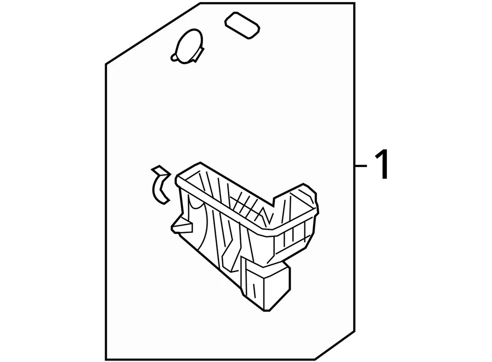 Conjunto de filtro de aire usado se adapta a: Hyundai Entourage 2008 montaje grado A Foto 4 de 4