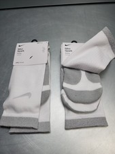 New 2 PAIRS Nike Spark Cushioned Crew Running Socks Mens 8-9.5 Womens 9.5-11