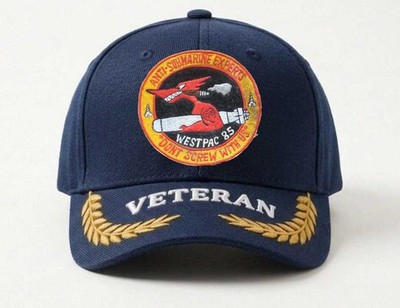 Customized Name Embroidered Hat Vs-33 Screwbirds Anti-submarine Experts, Gift