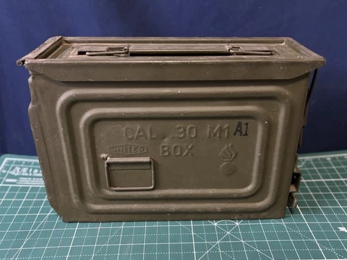 WW2 US Military Rare M1A1 Machine Gun Ammo Can