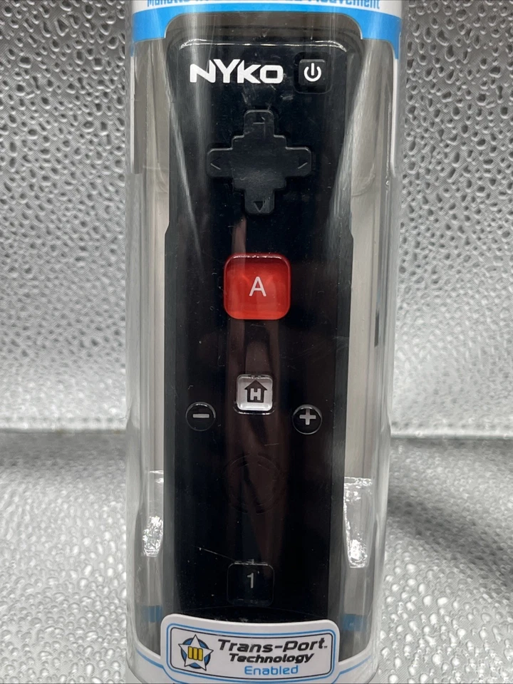 Nyko Wand Wii Motion Sensing IR Controller, Trans-Port Tech Enabled W/Sleeve New - Image 2 of 4