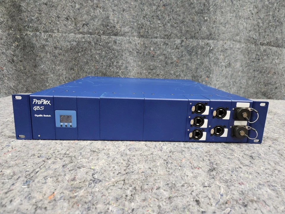 ProPlex GBS 28-Port Dual Fiber OpticalCON QUAD Gigabit EtherCON Tour Switch - Image 3 of 4