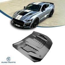 For 2015-2017 Ford Mustang Hood Gt500 Style Car Hood Cover Aluminum