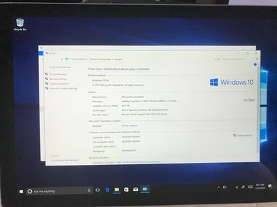 Microsoft  Surface Pro 5 1796 12.3'' Intel i5-7300U 8GB  256GB  #484