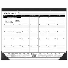 2026 Monthly Desk Pad Calendar 21.75 x 17 Inches Large Format