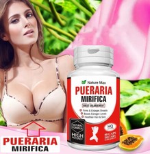 ORGANIC PURE PUERARIA MIRIFICA 1000mg Supplement Breast Growth Female 60 Pills