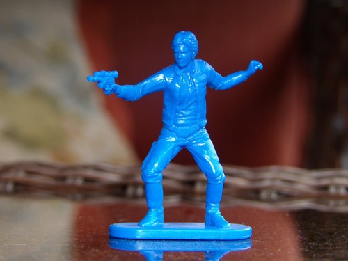Star Wars Armee Männer 2" Figuren SUPER SELTEN BLAU HAN SOLO