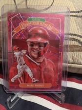 2020 Donruss Optic Pink Velocity Prizm #9 Mike Trout DK #'d  /199