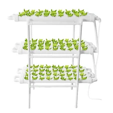 Hydroponic 108 Site Grow Kit Garden Plant Vegetable Growing System Tool