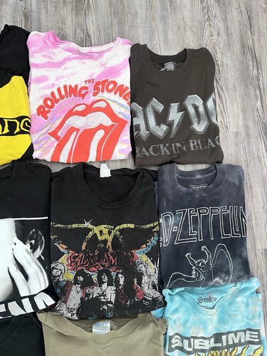 Lot Of 16 Vintage Retro 00s Modern Band Tee T Shirt Bundle Wholesale Collection - Picture 5 of 6