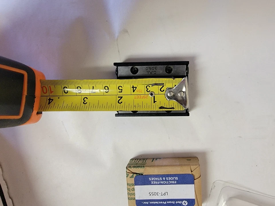 NEW DEL-TRON LPT-3055 LOW PROFILE SLIDE ROLLER RAIL - Image 4 of 4
