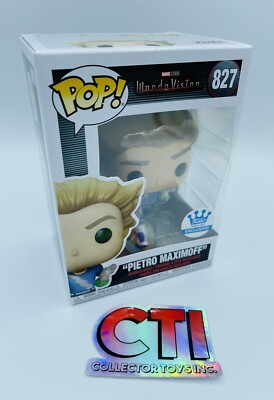 IN HAND - FUNKO POP MARVEL - WANDA VISION PIETRO MAXIMOFF 827  .COM EXCLUSIVE  