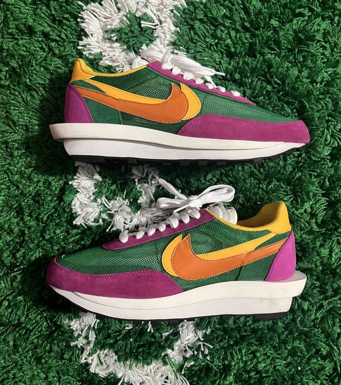SACAI X NIKE Taglia 11 Nike sacai x LDWaffle verde pino