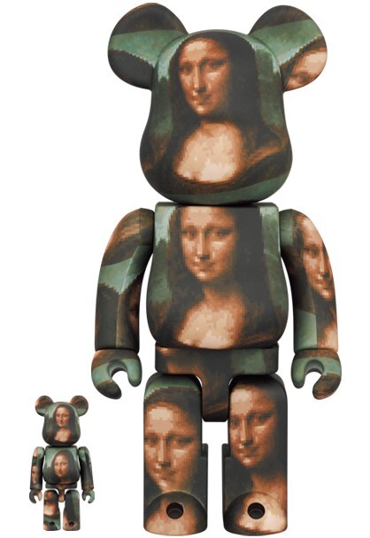 BE@RBRICK - BE@RBRICK MONA LISA OVERDRIVE100％ &amp; 400％ Bearbrick Leonardo De Vinci Mona Lisa 100% & 400% Set - US