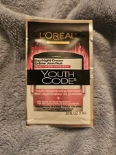 L'Oreal Youth Code Day / Night Cream 10 Pack Of .03 FL OZ 