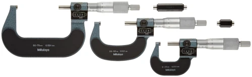 Mitutoyo 193-916 Digit Outside Micrometers  Ratchet Stop  0-100mm Range