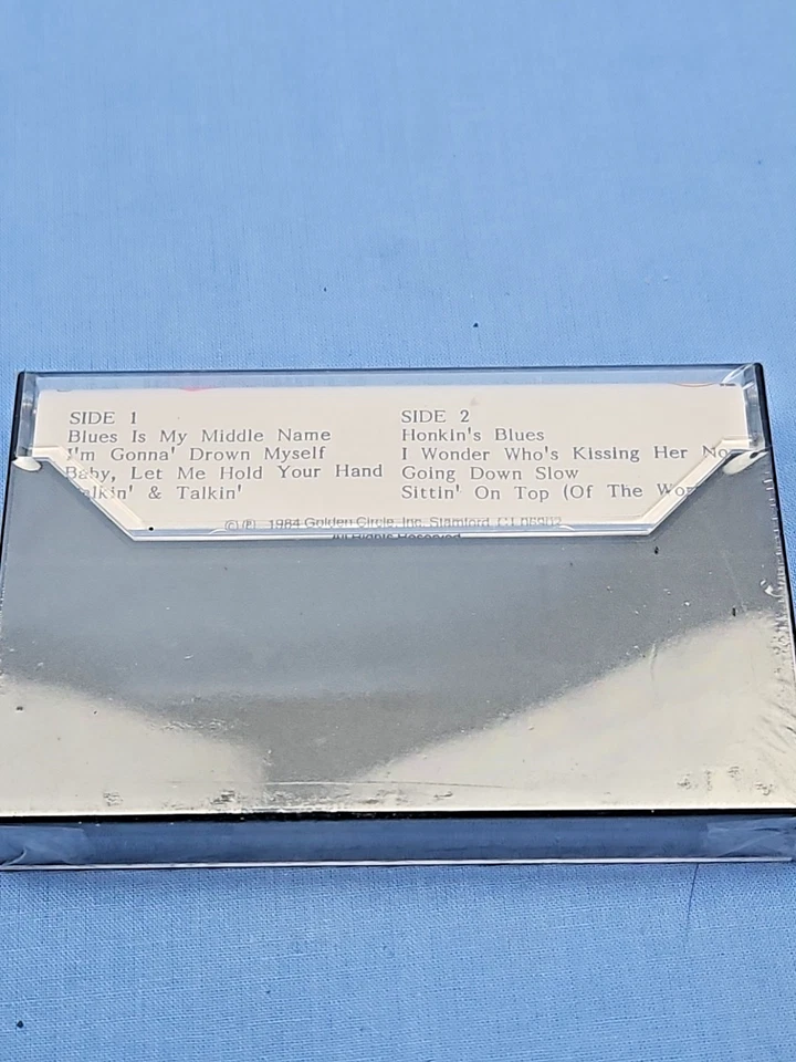 Sealed! - RAY CHARLES - Blues Is My Middle Name CASSETTE 1984 Golden Circle NOS - Image 2 of 3