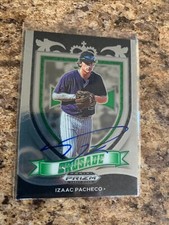 Izaac Pacheco Signed 2021 Prizm Draft Picks Crusade Auto Rc Detroit Tigers