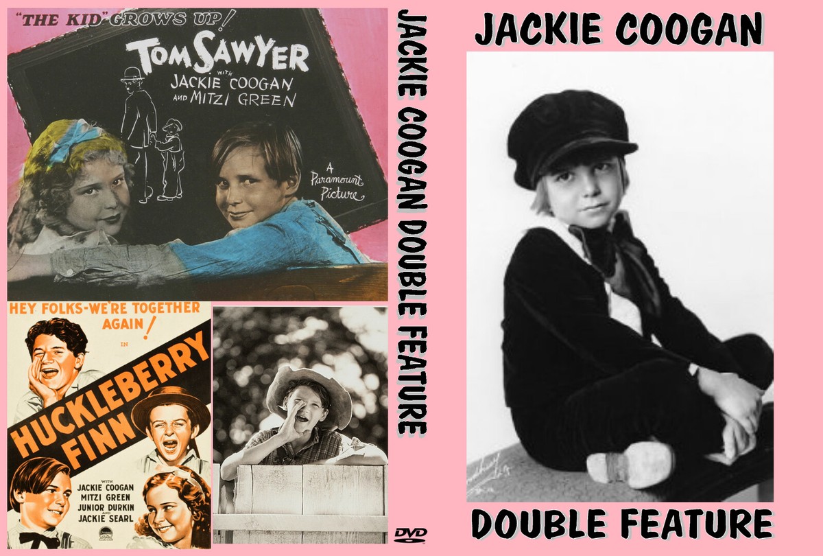 HUCKLEBERRY FINN/TOM SAWYER DOUBLE FEATURE 1930-31 Jackie Coogan