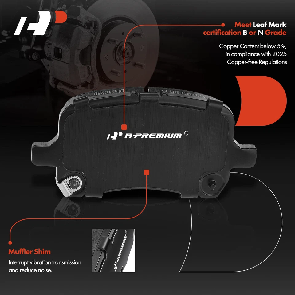 Rotor de freno delantero perforado y pastilla + pinza de freno para Chevrolet Malibu Pontiac G6 Foto 3 de 4
