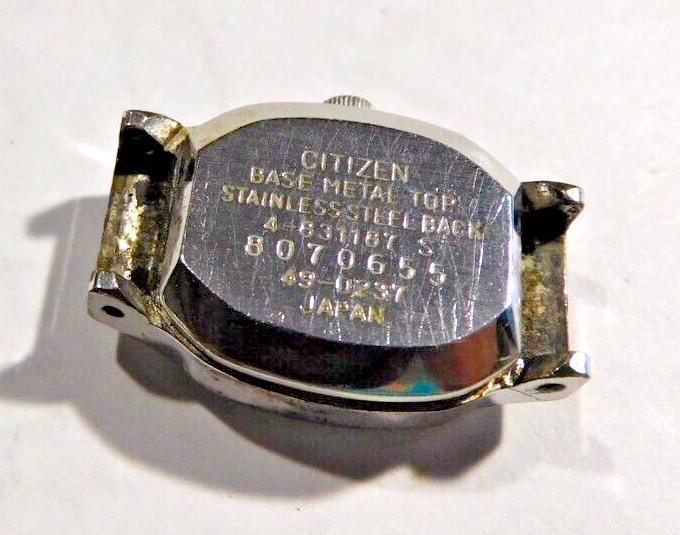 CITIZEN 腕時計 ブレスレットウォッチ シルバー ビンテージ 8300A CITIZE 8300A QUARTZ WATCH FOR PARTS or REPAIR. 8 JEWELS | eBay