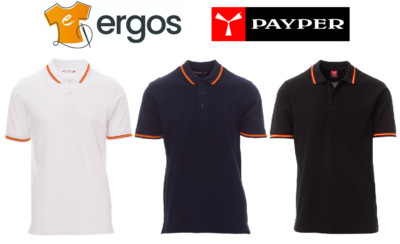 Payper SPAIN Short Sleeve Polo Shirt 3 Buttons Unisex 100% Cotton Piquet