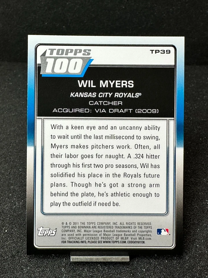 2011 Bowman Topps 100 Prospects  WIL MYERS  #TP39 - Image 2 of 2