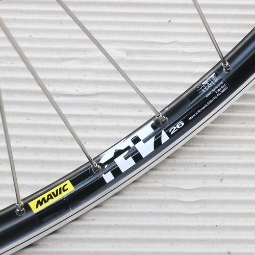 26" Vorderrad mit Shimano Deore HB-T610 Nabe DT Speiche Mavic XM 117 Felge - Bild 5 von 7