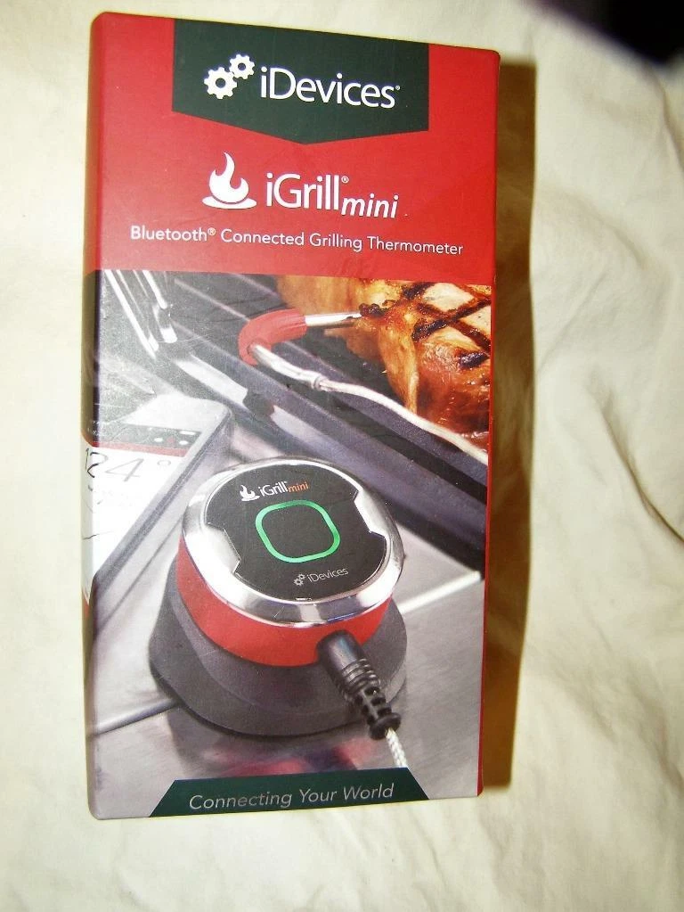 iDevices iGrill-mini Bluetooth Connected Grilling Thermometer, New in Opened Box