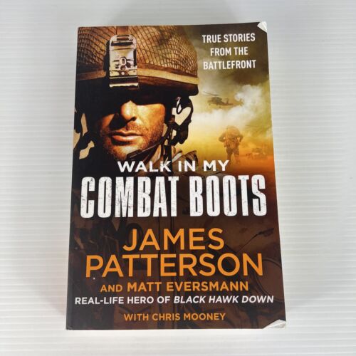 Botas de combate Walk in My Combat Stories True From the Battlefront de James Patterson - Imagen 1 de 8