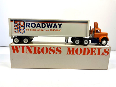 Roadway 50th Anniversary 1980 Winross 1/64th Scale Diecast Truck | eBay