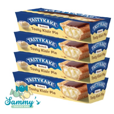 Tastykake 4 Baked Tasty Klair Pies