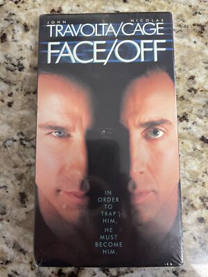 Face / Off (VHS, 1997) Sealed Tape John Travolta Nicolas Cage Paramount 330553
