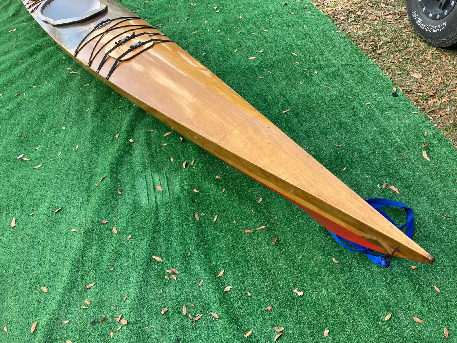 Handmade Wooden Sea Kayak 17' Chesapeake Beautifully Restored eBay