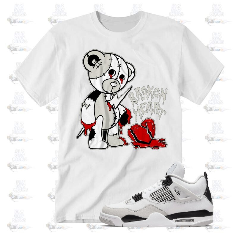Fly Guy Kicks Clothing Bear Broken Heart Jordan Military Black Match  Shirt Sz
