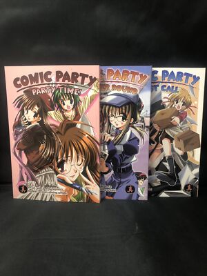 Comic Party by Sekihiro Inui 1 2 3 Complete Manga
