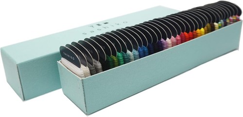 Embroidery Collection: 43.7 Yards of Sashiko Thread in 37 Colors with Manual - Picture 3 of 10