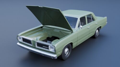 1968 Plymouth Valiant 4 Door Model Kit - 1/24 - 3D Printed - Picture 9 of 12