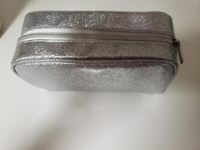 Morphe Jaclyn Hill Complexion Master Makeup Bag Cosmetics Brush Case Silver