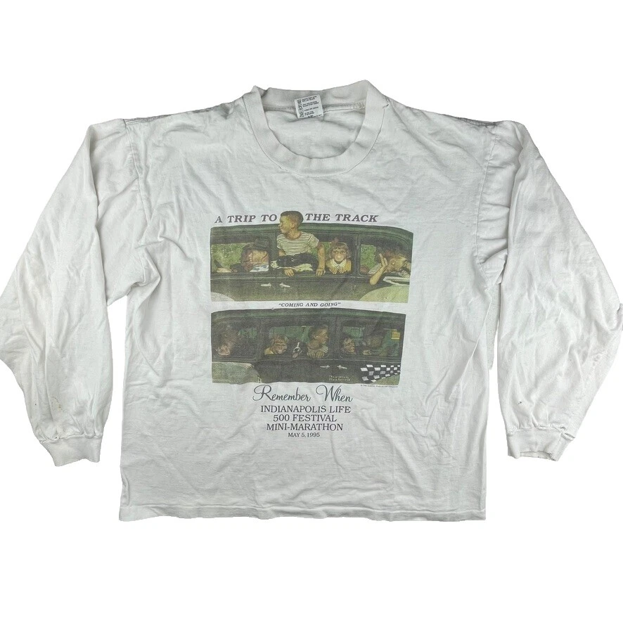 Regular Size Long Sleeve Punk Vintage T-Shirts for Men