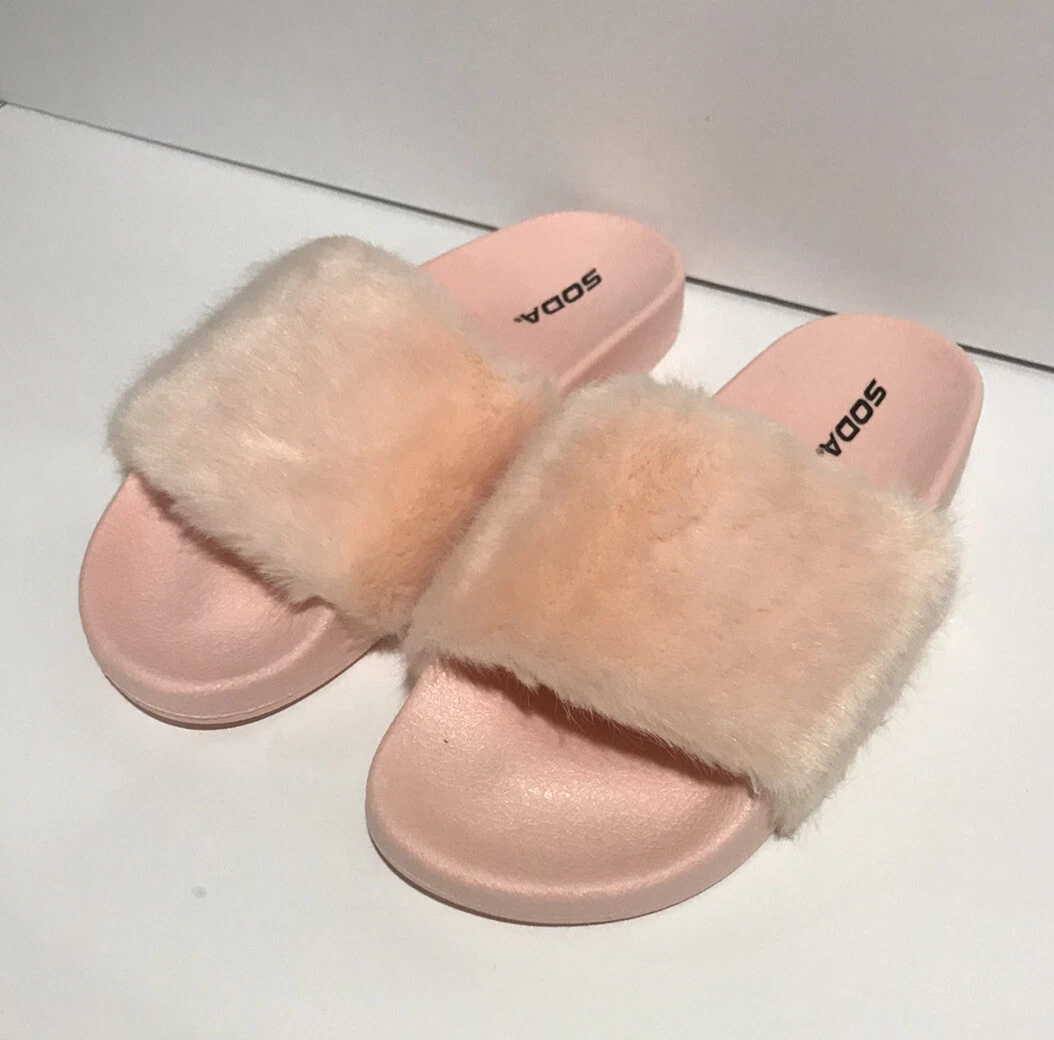 Pink soda best sale slippers
