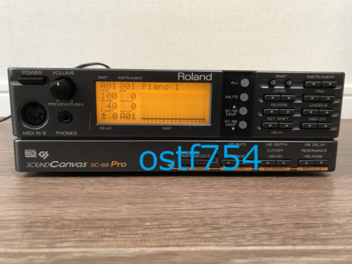 Roland SC-88 Pro Sound Canvas General MIDI Sound Generator Power AC100V Digital - Afbeelding 1 van 4